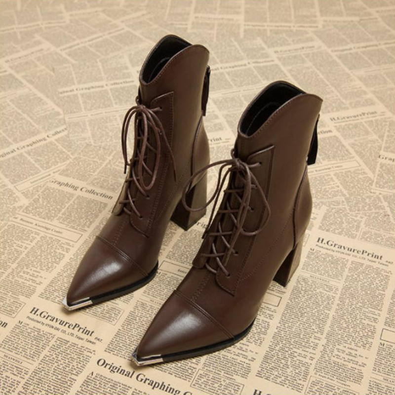 Women's Ankle Boots Fashion Po - Winter Clothing Ladies ulasan dan harga